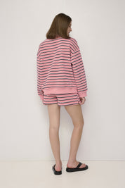 Mod Ref - The Charlie Sweater | Pink/Navy/White