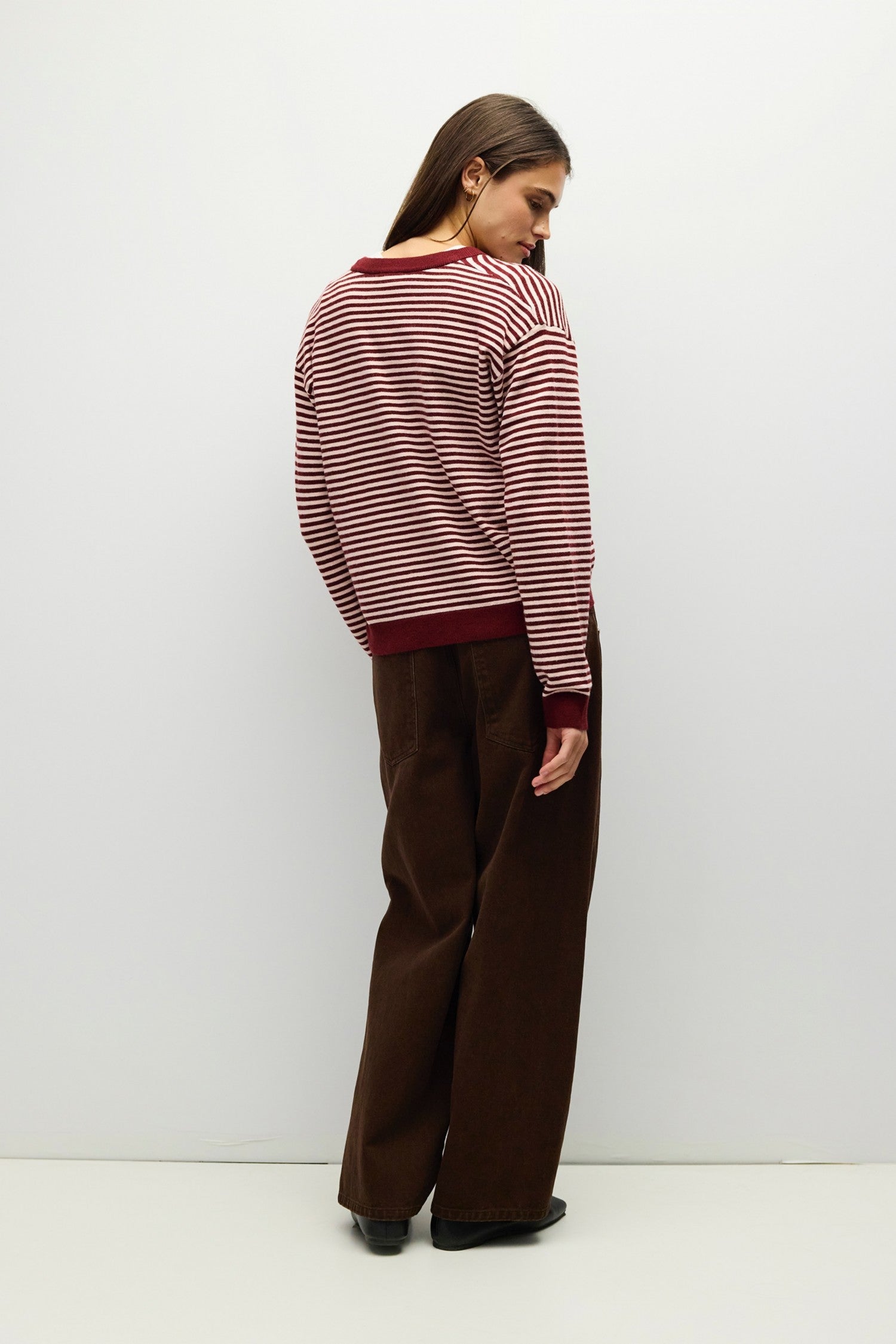 Mod Ref - The Beatrice Sweater | Burgundy-Pink