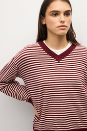 Mod Ref - The Beatrice Sweater | Burgundy-Pink
