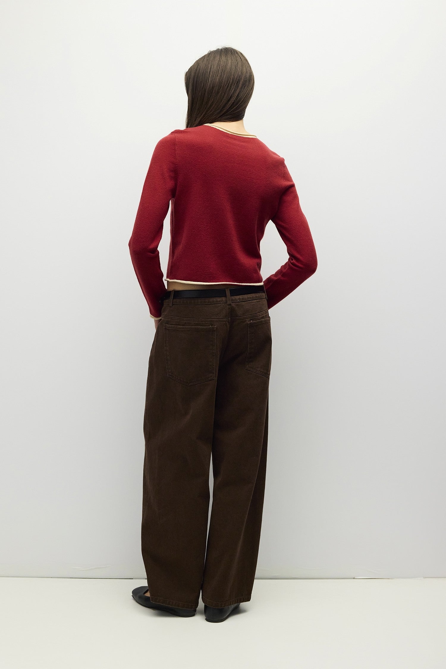 Mod Ref - The Jolie Cardigan | Red-Beige