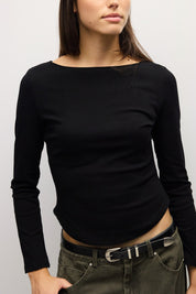 Mod Ref - The Janel Top | Black