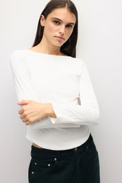 Mod Ref - The Janel Top | White