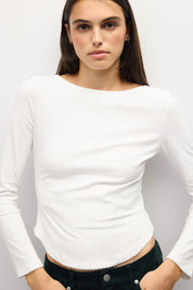 Mod Ref - The Janel Top | White