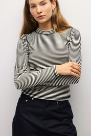 Mod Ref - The Perry Top | Black/Cream