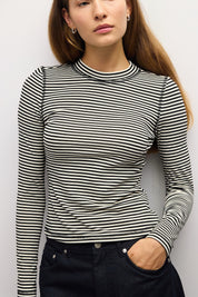 Mod Ref - The Perry Top | Black/Cream