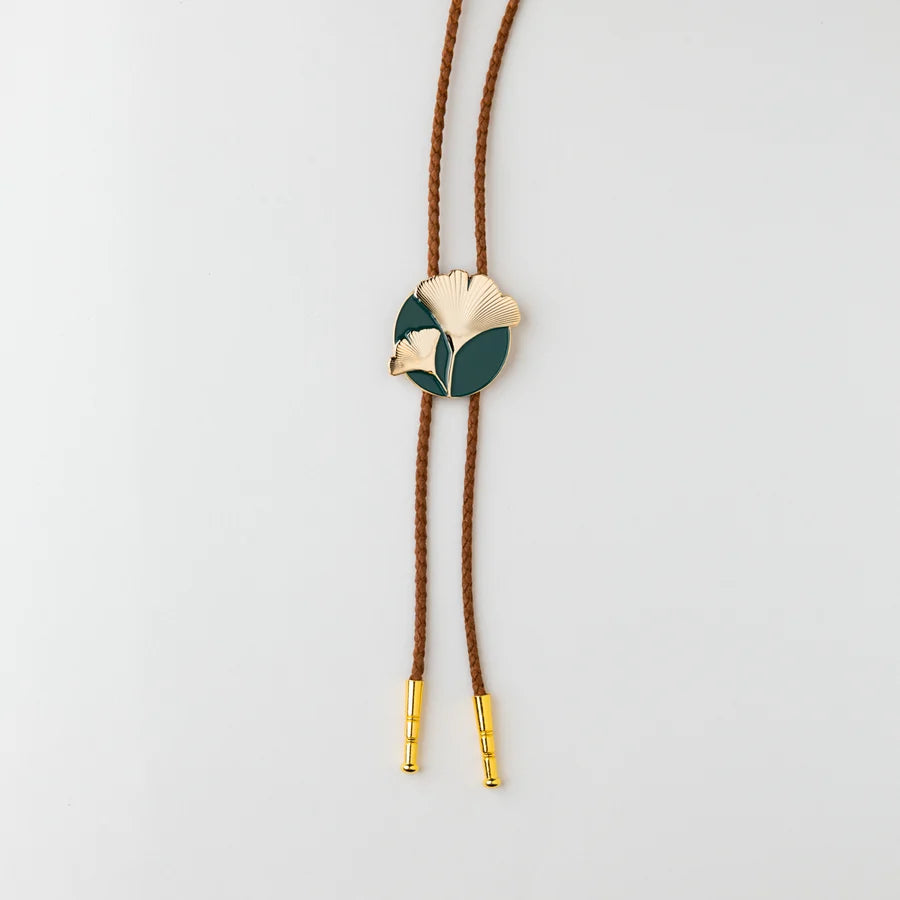 Tiny Deer Studio - Ginkgo Bolo Tie