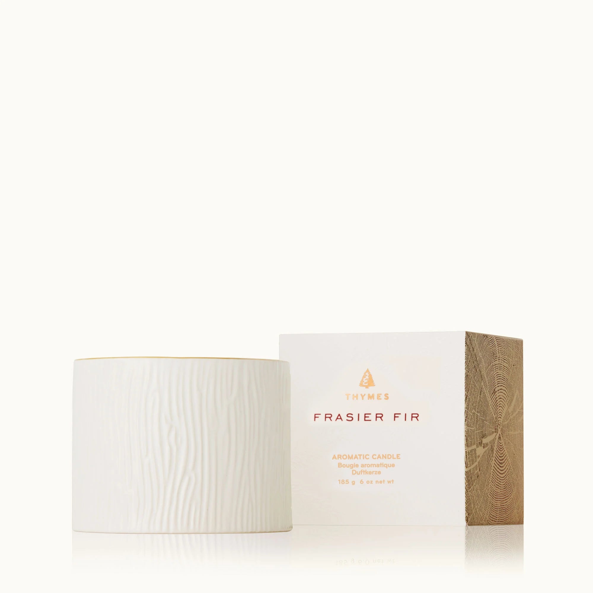 Frasier Fir - Gilded Ceramic Poured Candle | Petite