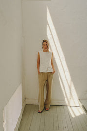Mod Ref - The Andrea Pants | Beige