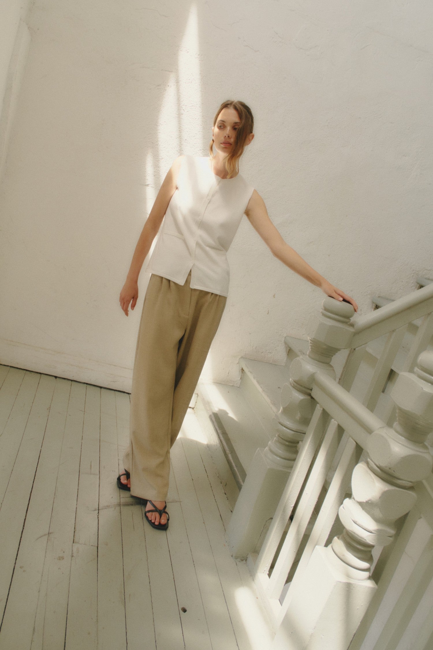 Mod Ref - The Andrea Pants | Beige