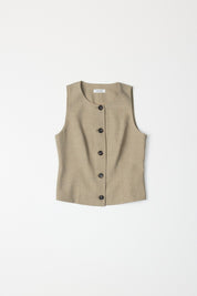 Mod Ref - The Andrea Top | Beige