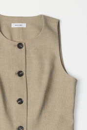 Mod Ref - The Andrea Top | Beige