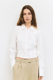 Mod Ref - The Violeta Top | White