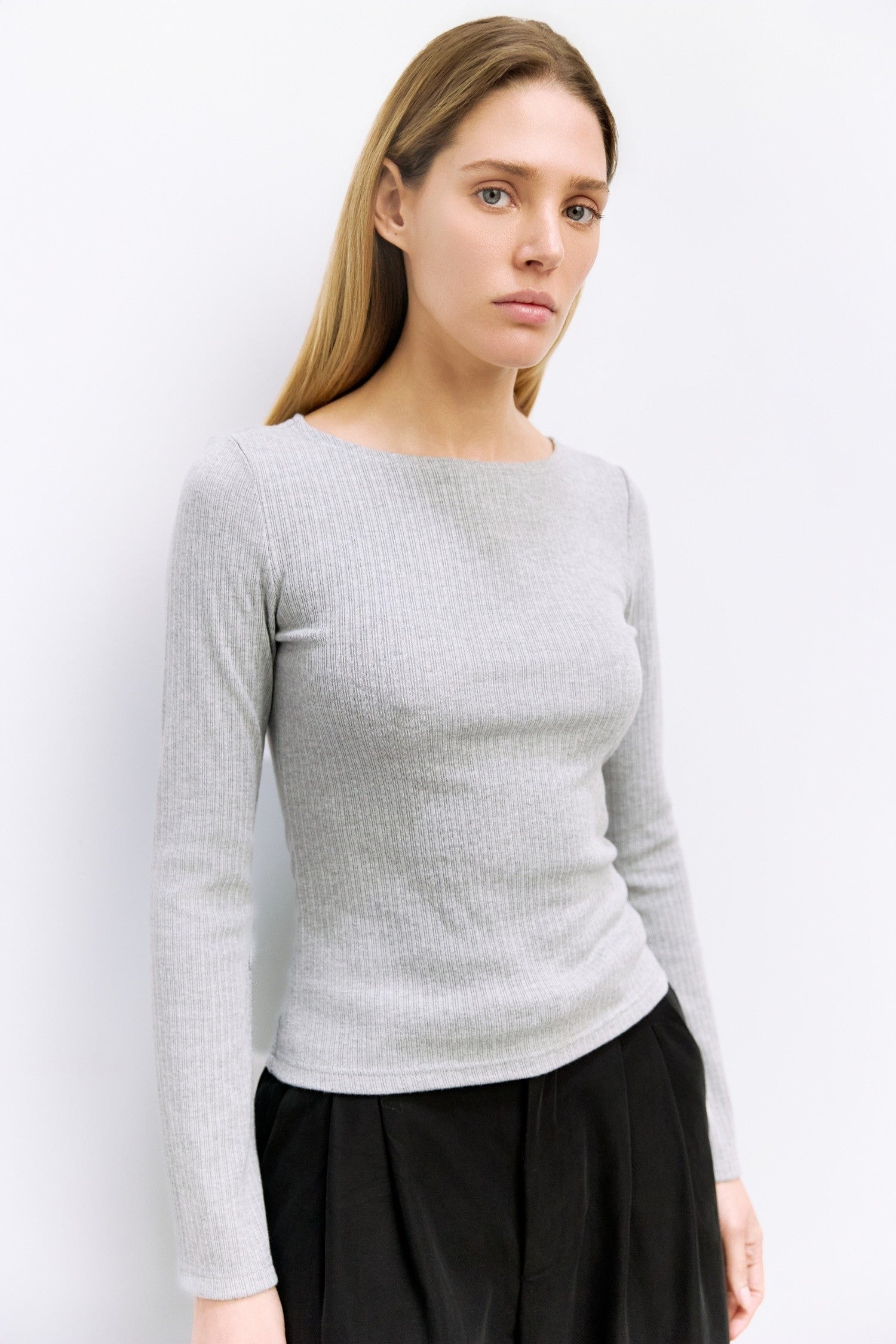 Mod Ref - The Evie Top | Heather Grey