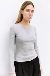 Mod Ref - The Evie Top | Heather Grey