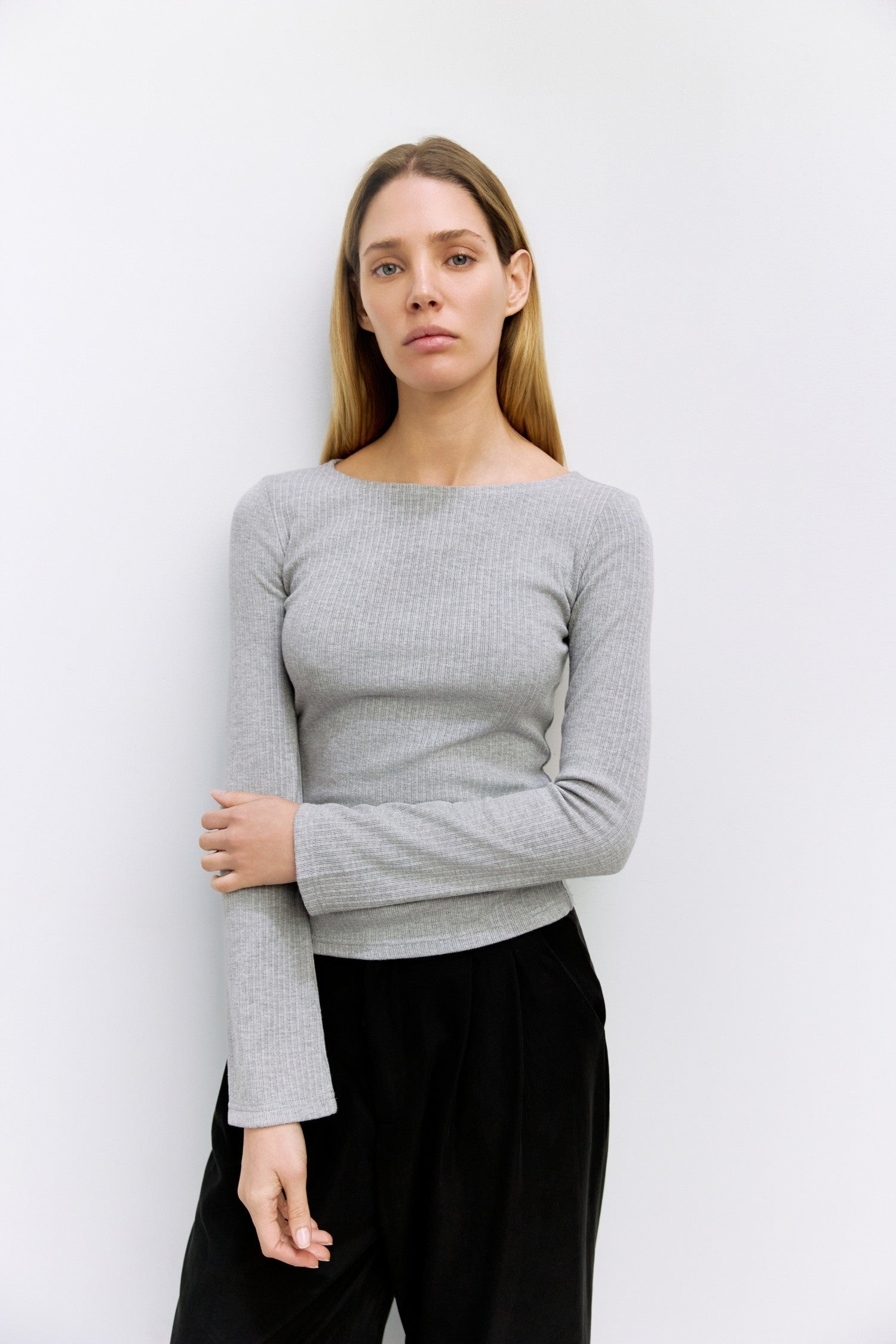 Mod Ref - The Evie Top | Heather Grey