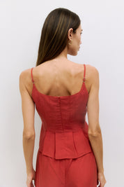 Mod Ref - The Jocelyn Top | Red