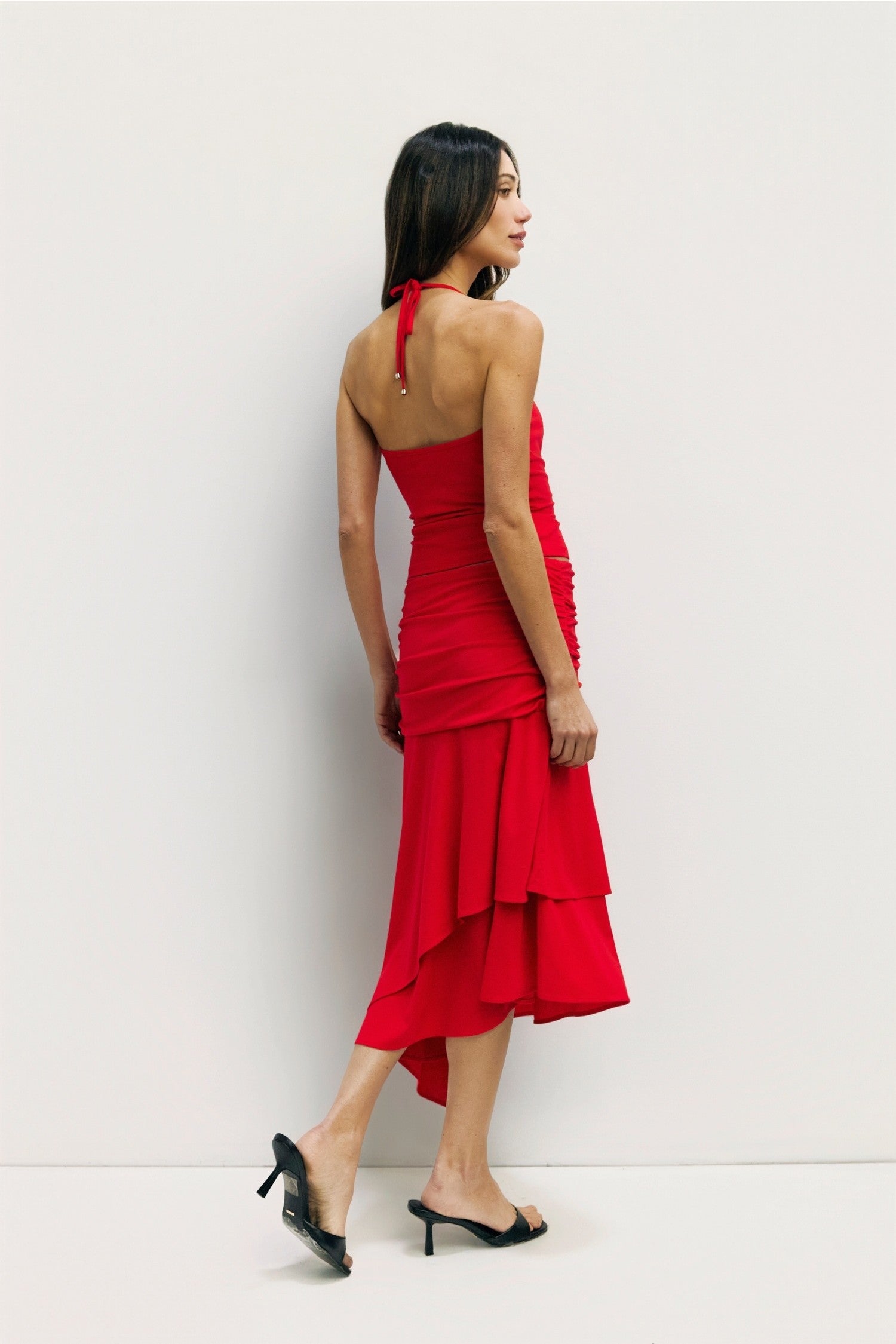 Mod Ref - The Crystal Halter Top | Red – Revival