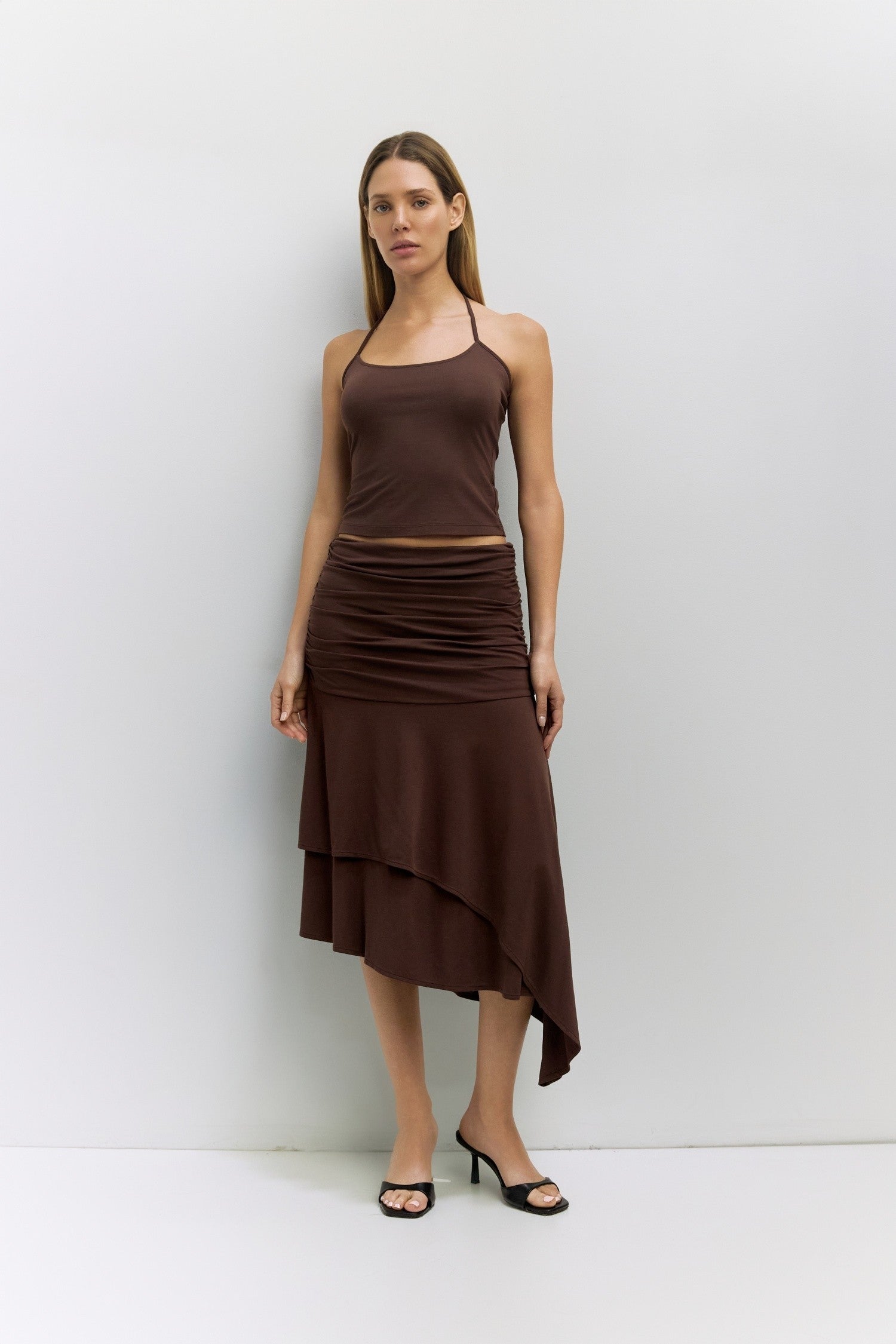 Mod Ref - The Crystal Halter Top | Brown