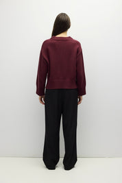 Mod Ref - The Bella Sweater | Burgundy