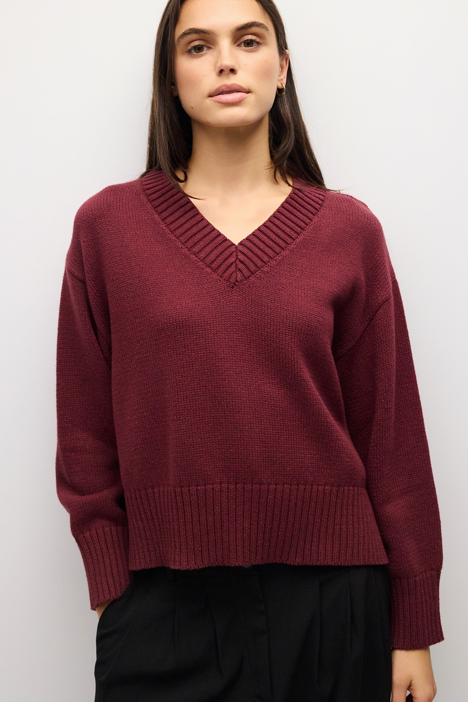 Mod Ref - The Bella Sweater | Burgundy