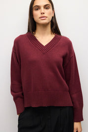 Mod Ref - The Bella Sweater | Burgundy