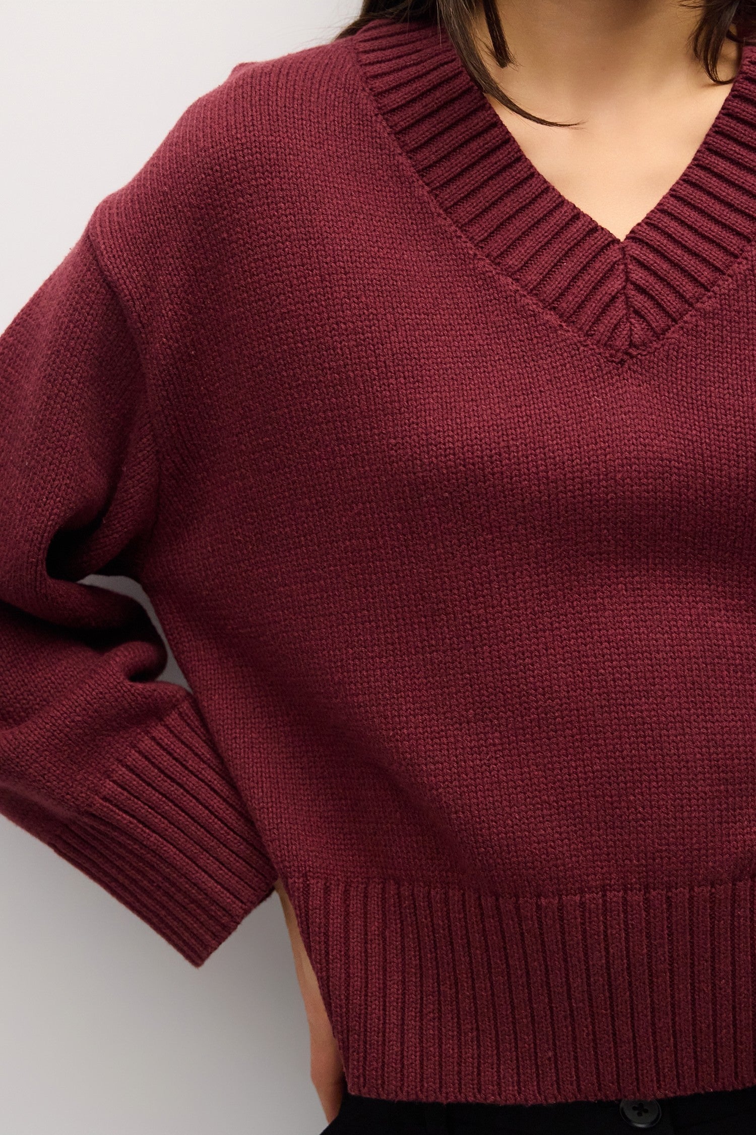 Mod Ref - The Bella Sweater | Burgundy