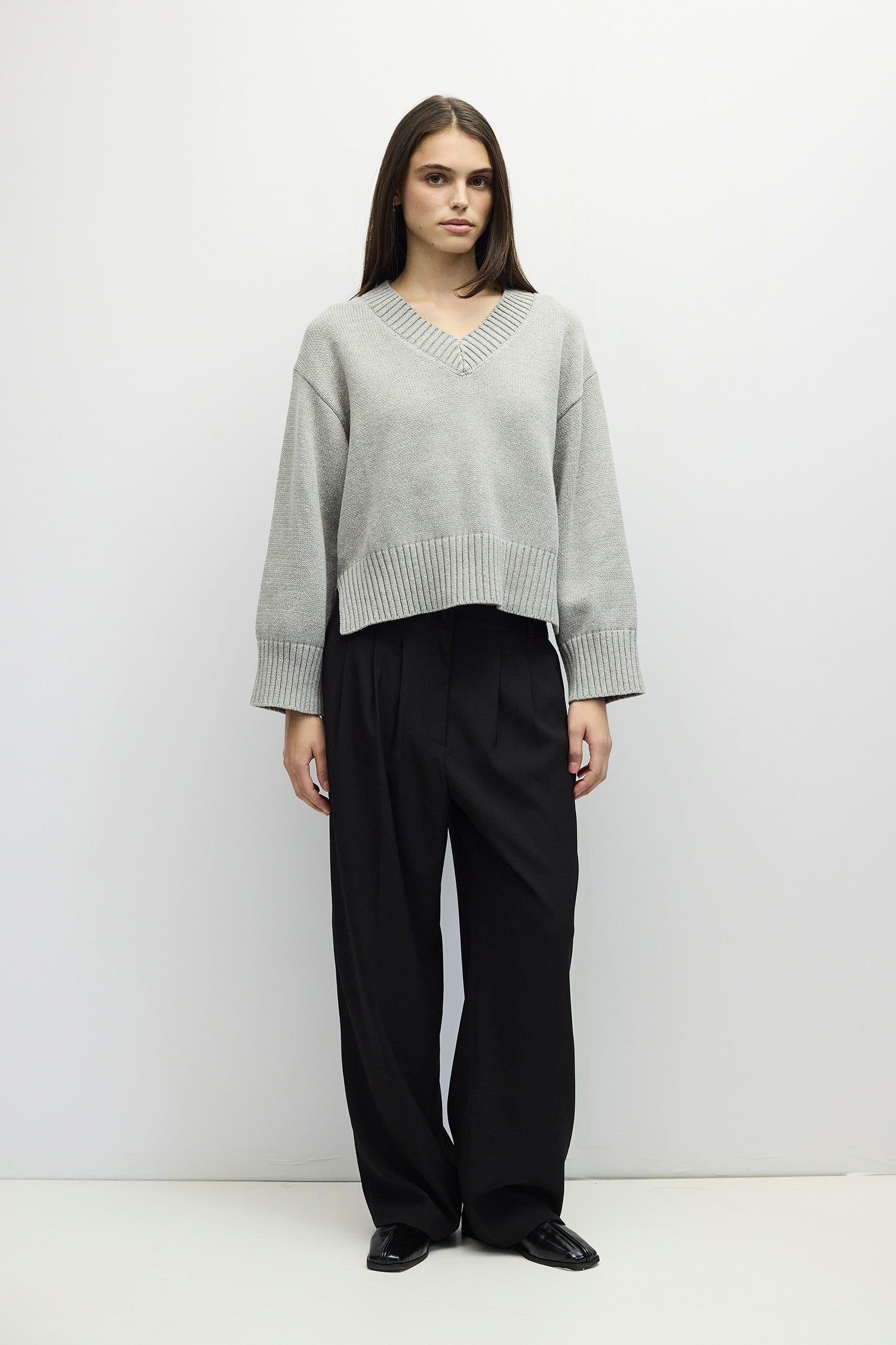 Mod Ref - The Bella Sweater | Heather Grey
