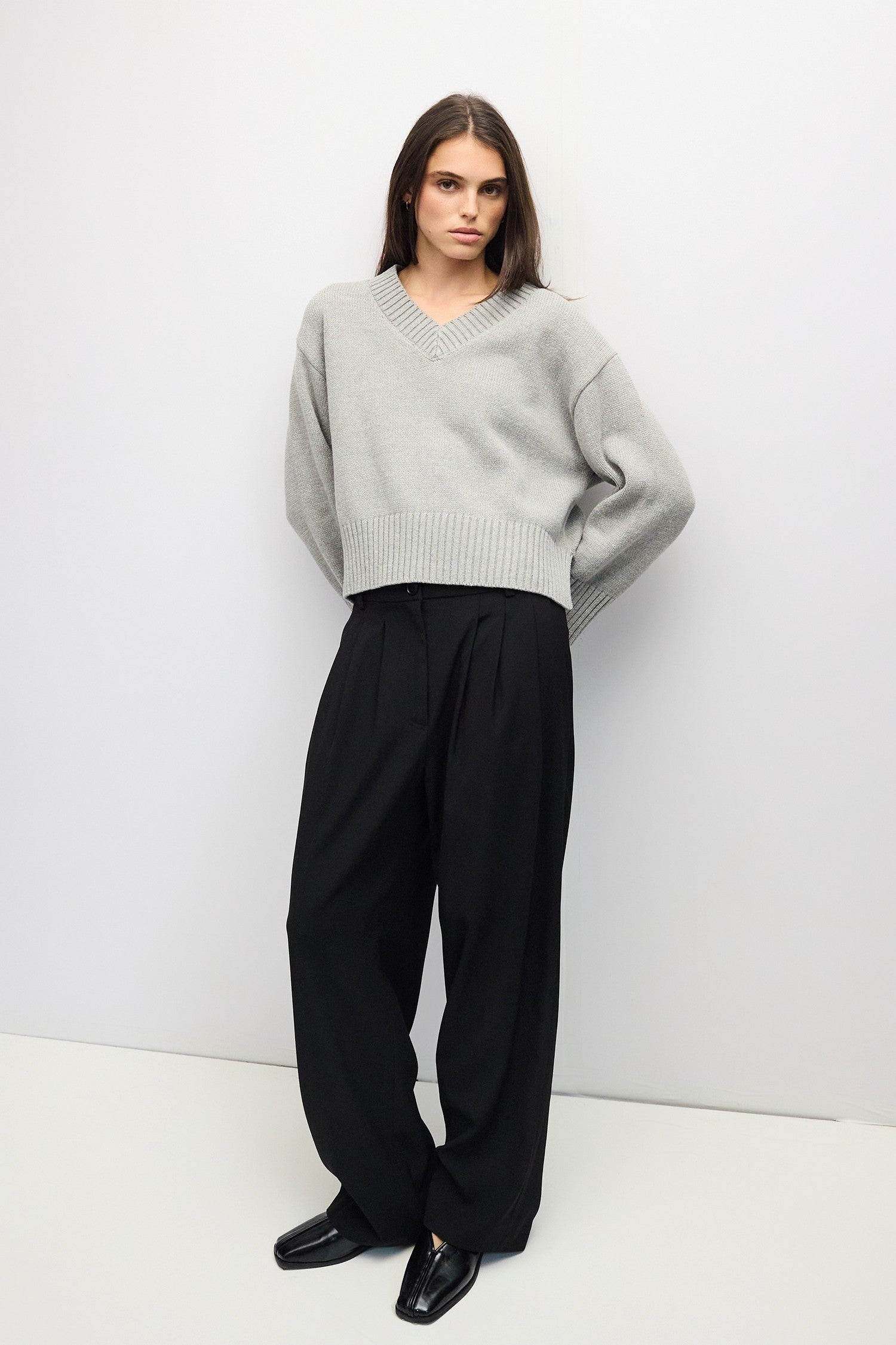 Mod Ref - The Bella Sweater | Heather Grey