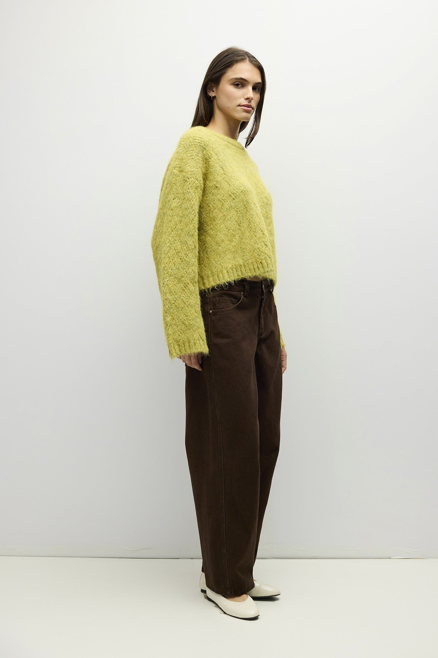 Mod Ref - The Lila Sweater | Chartreuse