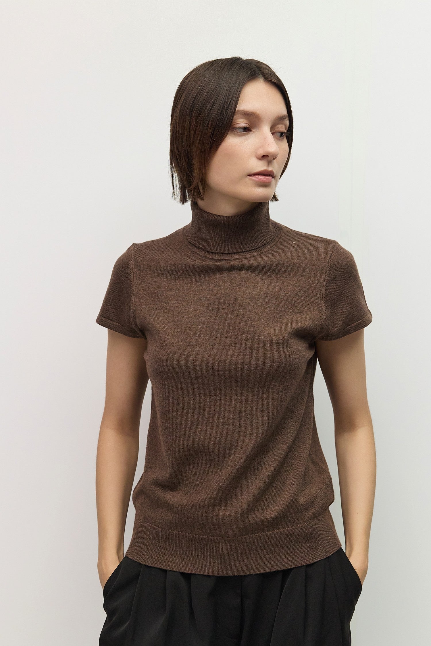 Mod Ref - The Samantha Top | Brown