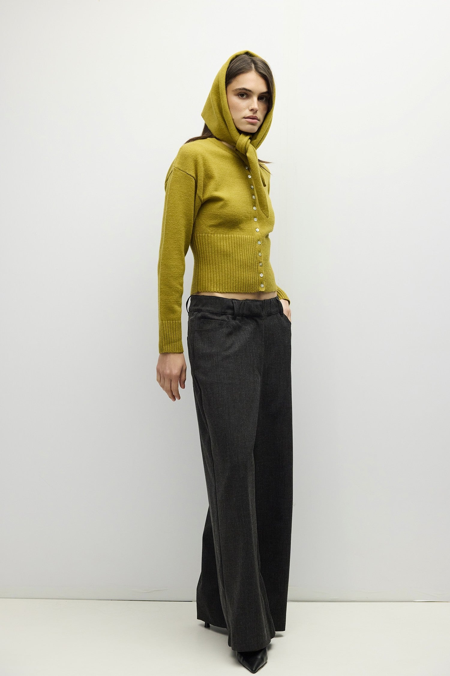 Mod Ref - The Briana Cardigan | Chartreuse