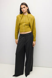 Mod Ref - The Briana Cardigan | Chartreuse