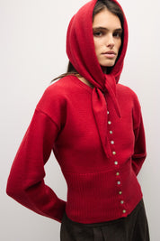 Mod Ref - The Briana Cardigan | Red