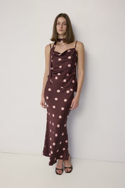 Mod Ref - The Aria Skirt | Burgundy/Pink
