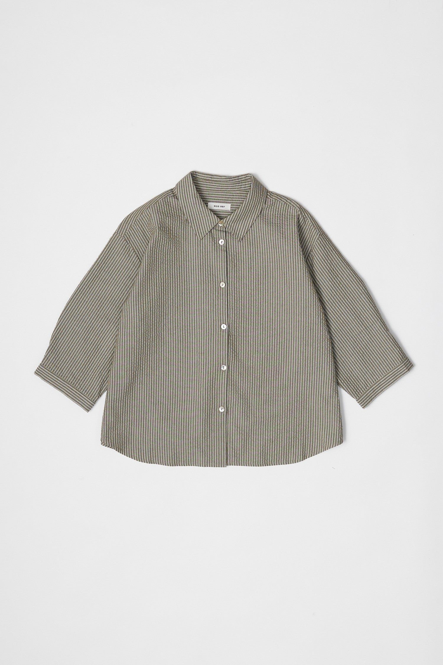 Mod Ref - The Catherine Top | Olive & White