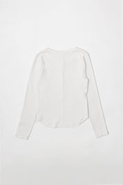 Mod Ref - The Ramona Long Sleeve Top | White