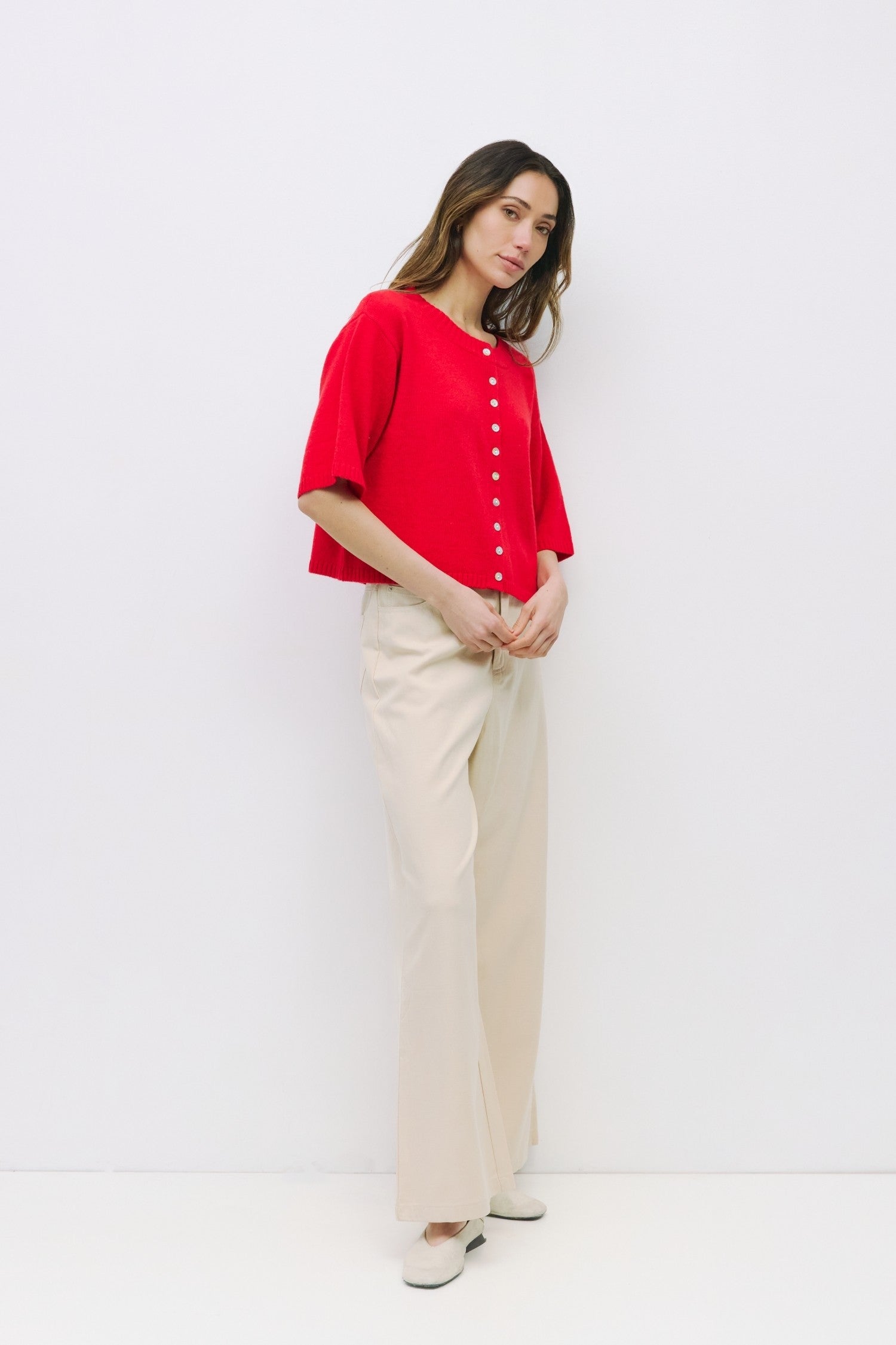 Mod Ref - The Stacey Cardigan | Red