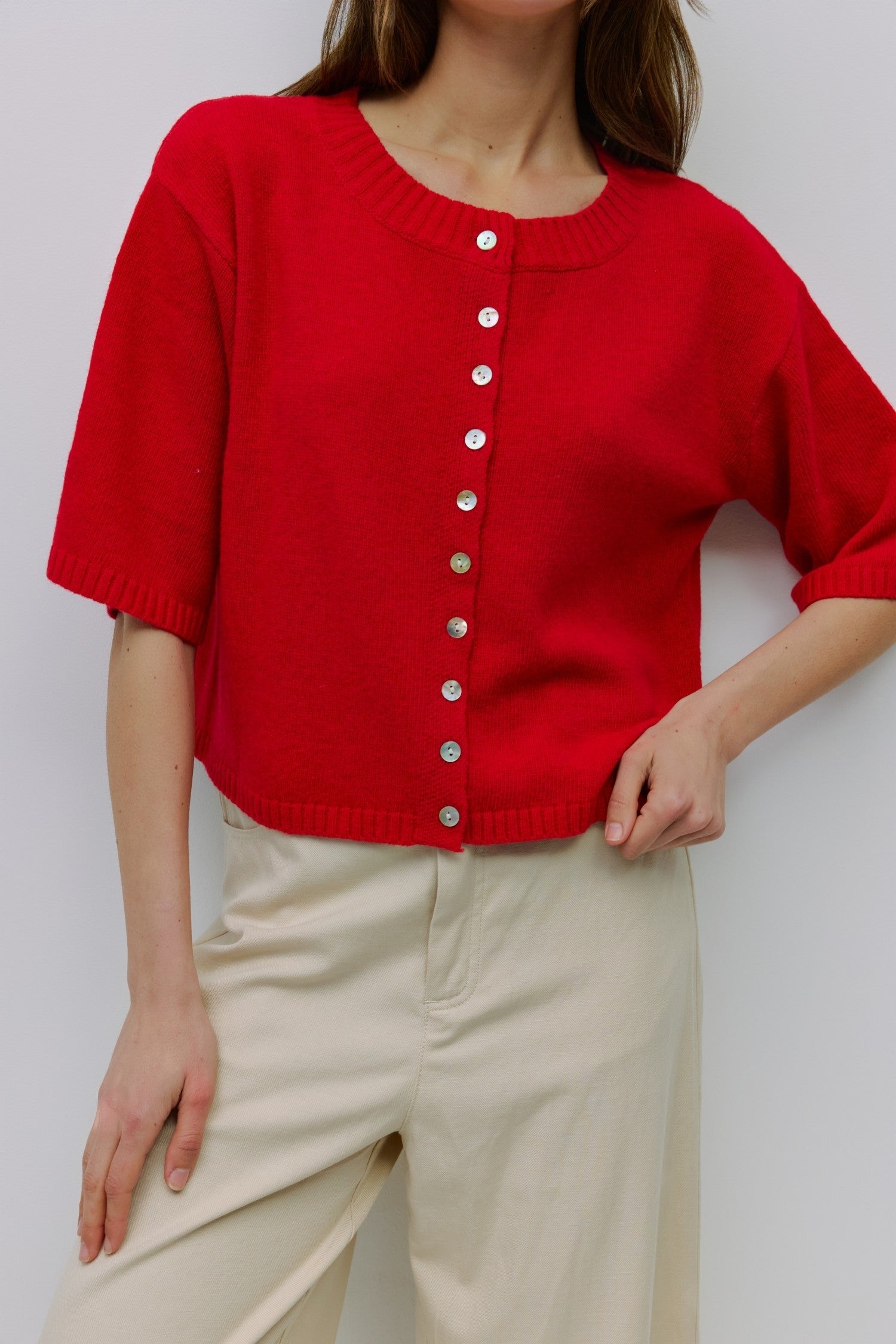 Mod Ref - The Stacey Cardigan | Red