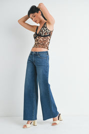 Just Black Denim - Western Relaxed Wide Leg | Dark Denim