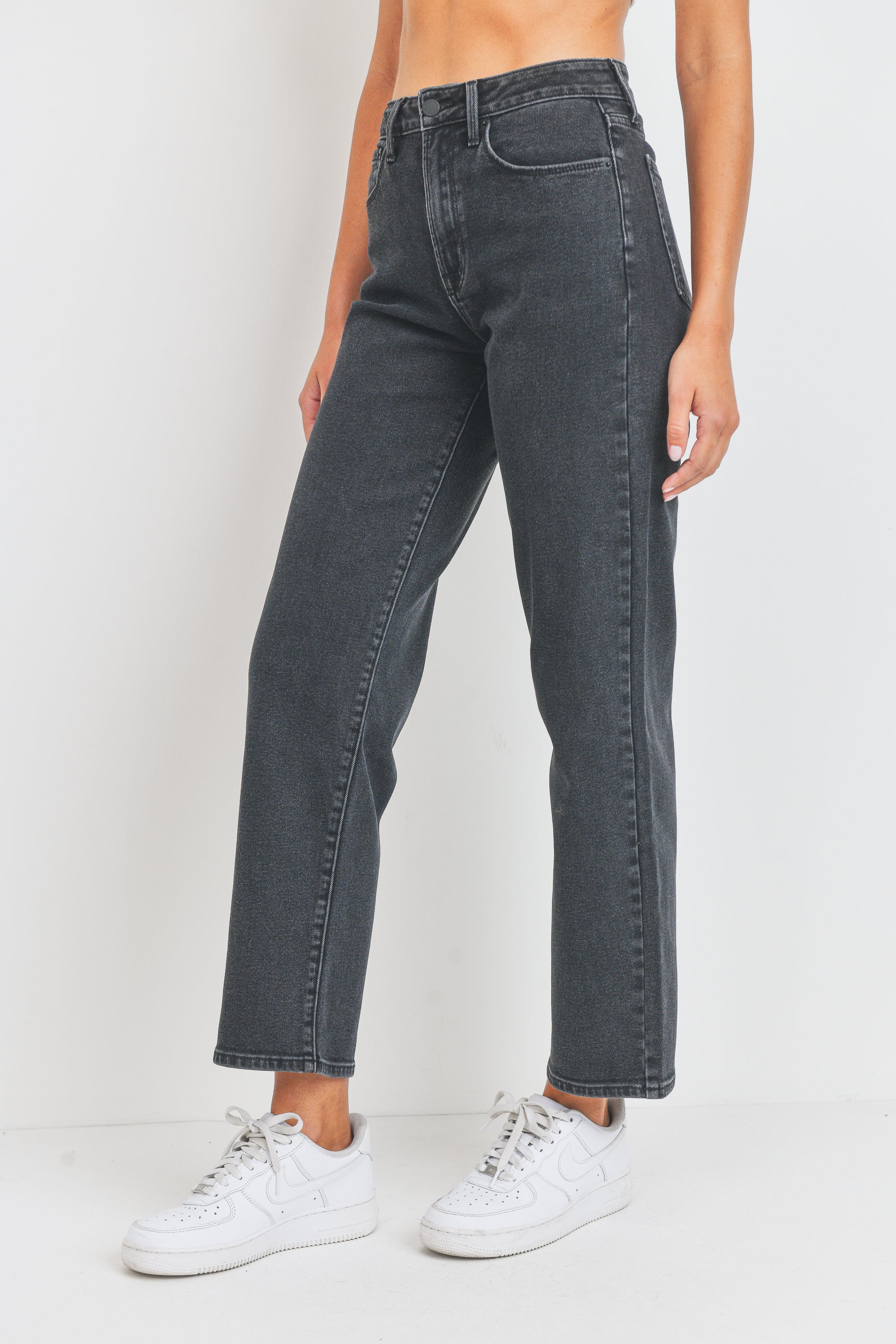 Just Black Denim - Relaxed Straight | Black