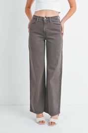 Just Black Denim - Relaxed Wide Leg | Vintage Brown