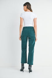 Just Black Denim - Straight Leg Corduroy | Emerald