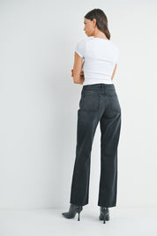 Just Black Denim - Relaxed Straight | Washed Black