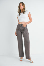 Just Black Denim - Relaxed Wide Leg | Vintage Brown