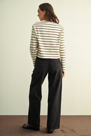 Just Black Denim - Destiny Baggy Wide Leg | Washed Black