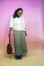 Abercrombie & Fitch Green Wrap Skirt (M)