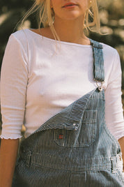 LA Relaxed - Ballet Pointelle Tee | Ivory