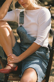 LA Relaxed - Ballet Pointelle Tee | Ivory