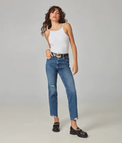 Lola Jeans - Denver High Rise Straight Jeans | Dim Sky