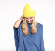 Color Block Ribbed Beanie - Multiple Colors